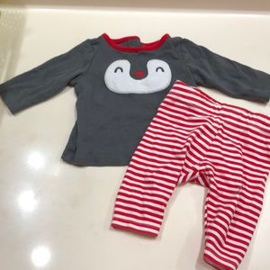 Sleepwear set for baby 0-3 months